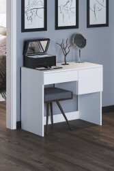 Arya Grande Makyaj Masası/Make Up Desk Beyaz - Bicabin