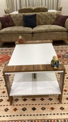 Atina Dekoratif Orta Sehpa Garda Beyaz (Coffee Table) - 3