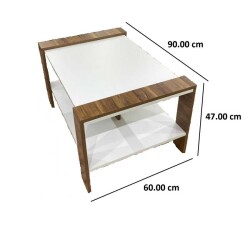 Atina Dekoratif Orta Sehpa Garda Beyaz (Coffee Table) - 4