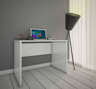 Homely Desk Çalışma Masası Laptop / Ofis / Ders Masası (BEYAZ) 60 x 90 - 1