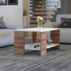 Roma Dekoratif Orta Sehpa Garda Beyaz (Coffee Table) - 2