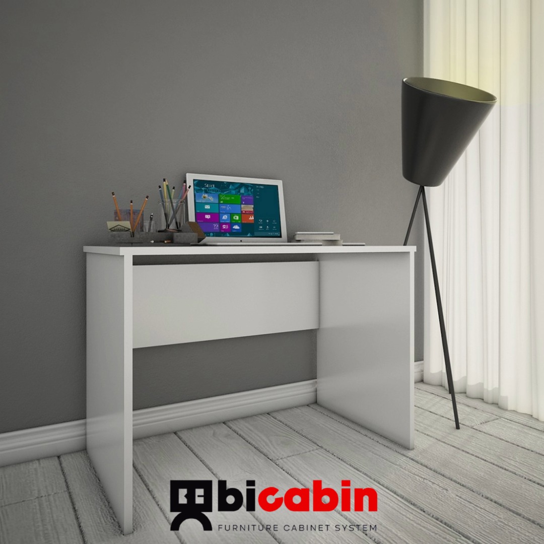 Homely Desk Ofis Laptop Bilgisayar Çalışma Masası -Beyaz